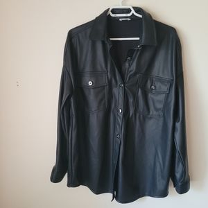Leather Shacket 🔥❣